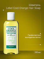 Шампунь Lebel COOL ORANGE HAIR SOAP COOL для жирного типа кожи головы Япония 200 мл