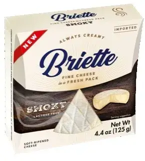 Сир Briette Smoky 60% з білою цвіллю, 125 г