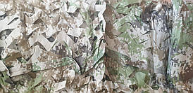 Військова маскувальна сітка камуфляж на мотузці 3х4 м