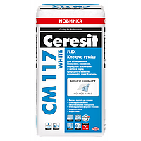 Клеющая смесь Ceresit CM 117 WHITE FLEX 25 кг