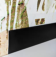 Черный скрытый алюминиевый плинтус BEST DEAL 9/80 Черный матовый, высота 80 мм, длина 2,5 м