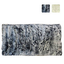 Килим зі штучного хутра Kontrast Alaska Імітація овечої шкіри BLACK/ECRU 160х230 см W_1011
