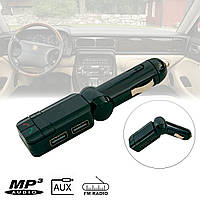 ФМ модулятор в машину BT Car Charger S16BL Черный MP3-FM трансмиттер c Блютуз и AUX, зарядка в авто 2.1А (GK)