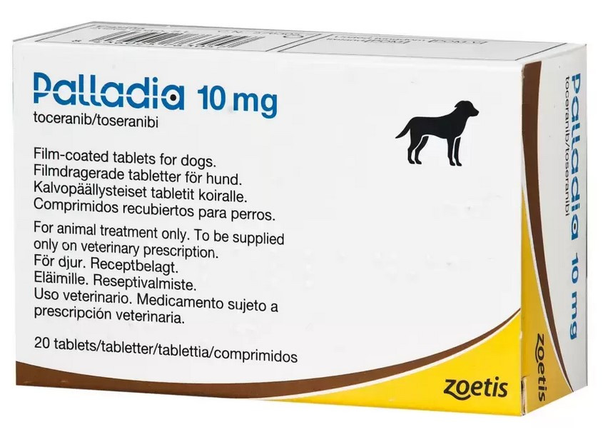 Палладію (Palladia) Тоцераніб 10 мг 18 (20-2) таблеток (EXP: 2023/10)