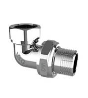 Згін кутовий американка 3/4" V&G хромований