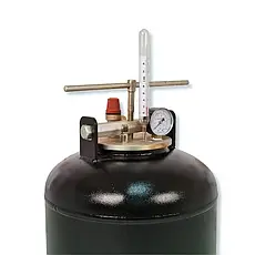Автоклав побутовий Лан для консервації на 32 банки чорний гвинтовий газовий (вогневий), фото 4