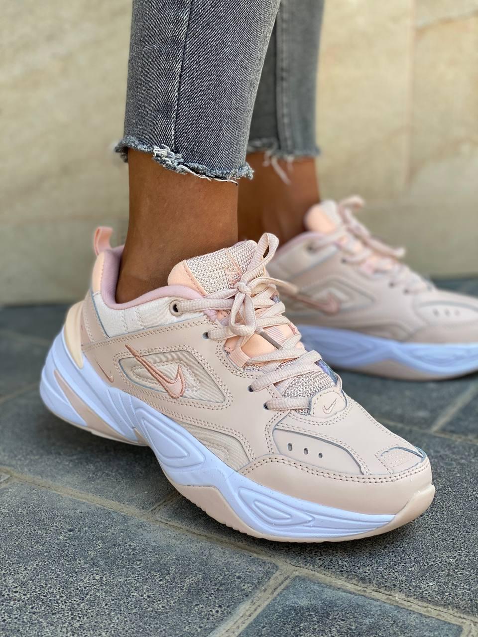 ÐÑоÑÑовки женÑкие Nike M2K, Beige ÑникеÑÑÑ Ðайк м2к Ñекно бежевÑе ÑозовÑе, Ñена 2250 гÑн â Prom