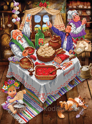 Вишивка бісером "В гостях у кума"