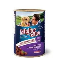 Влажный корм для собак Migliorcane с дичью, 405 г