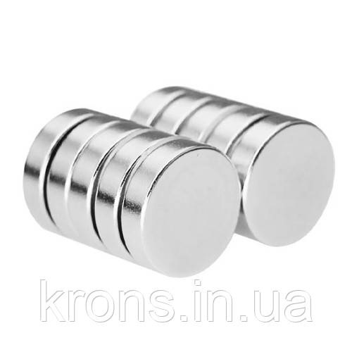 Магніти неодимові сильні 18x4м N35 10шт, фото 1