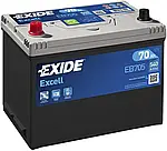 Акумулятор 70Ah-12v Exide EXCELL(266х172х223),L,EN540 !КАТ. -15%