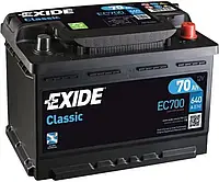 Аккумулятор Exide EC700 70 Ah 640 A CLASSIC * для ALFA ROMEO 145 (930_)