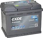 Акумулятор 64Ah-12v Exide PREMIUM(242х175х190),R,EN640