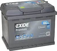 Аккумулятор 64Ah-12v Exide PREMIUM(242х175х190),R,EN640