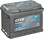 Акумулятор 61Ah-12v Exide PREMIUM(242х175х175),R,EN600 !КАТ. -10%