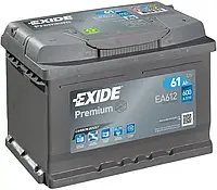 Аккумулятор 61Ah-12v Exide PREMIUM(242х175х175),R,EN600 !КАТ. -10%