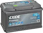 Акумулятор 72Ah-12v Exide PREMIUM(278х175х175),R,EN720