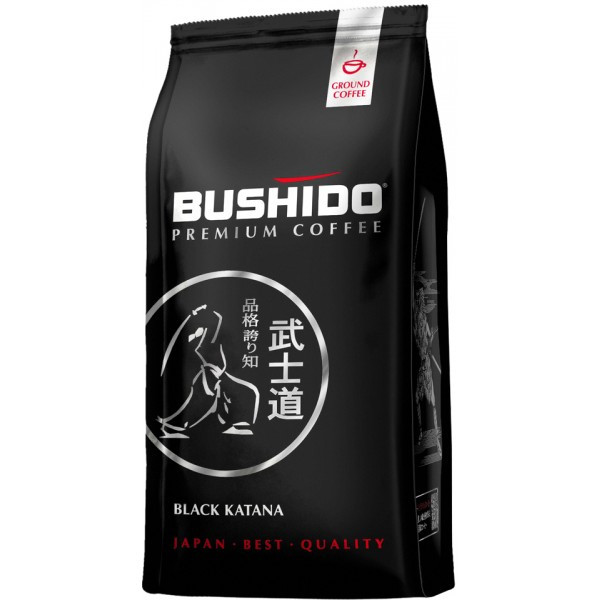 Кава Бушидо "Bushido" Black Katana 227 грам мелена - фото 1 - id-p1673656604