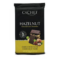 Шоколад "Cachet" чорний 53% з лісовим горіхом, 300 грам