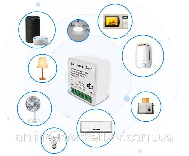 Купить Реле для умного дома WI-FI Smart Home 16A / Smart Life ( Wifi ...