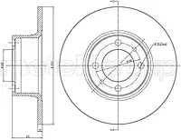 Тормозной диск Metelli 23-0043 для LADA 1200-1600