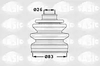 Комплект пылника Sasic 1906017, приводной вал для OPEL ASTRA G Кабриолет (F67)