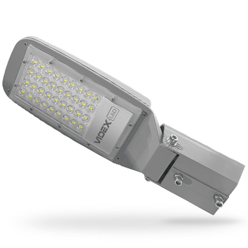 LED ліхтар прожектор вуличний поворотний VIDEX IP65 30W 5000K VL-SLE13-305G Сірий
