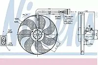 Вентилятор двигателя VAG (пр-во Nissens)