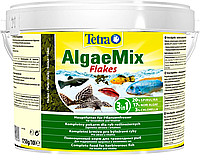 Корм Tetra AlgaeMix Flakes 10 л. Корм с водорослями, для травоядных декоративных рыб