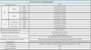 ІНДУКТИВНИЙ ДАТЧИК Серія AL ALJ12A3-4-Z/N1 / ALJ12A3-4-Z/N2 / ALJ12A3-4-Z/N3 / ALJ12A3-4-Z/P1 / ALJ12A3-4-Z/P2, фото 2