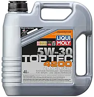 Масло моторн. Liqui Moly TOP TEC 4200 5W-30 API SM/CF ACEA A3-04/B4-04/C3-04 (Канистра 4л)