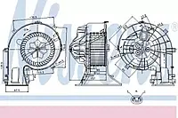 Вентилятор салона Nissens 87025 для FIAT CROMA (194_)