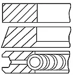 Комплект поршневих кілець Goetze Engine 08-120100-00 для AUDI A2 (8Z0)