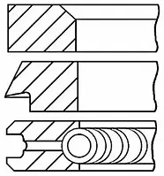 Кольца поршневые FORD 2,0TDi 86,00 2,00 x 2,00 x 2,00 mm (пр-во GOETZE)