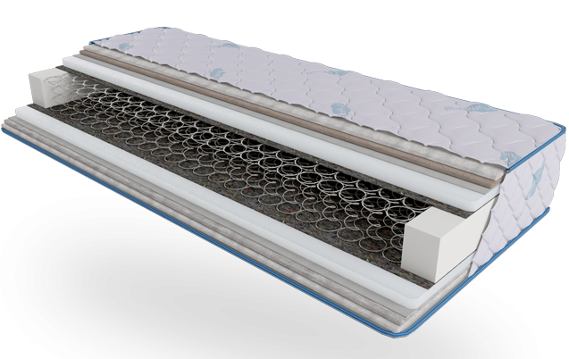 Матрац Стандарт Плюс SF (Sleep&Fly Standart Plus SF) — жорсткий пружинний, 21 см, зима-літо