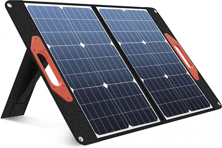 Складана сонячна панель 60W для зарядних станцій, Сонячний зарядний пристрій SH60 60W USB, USB-C, DC18V