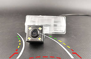 Штатна камера заднього виду Nissan Pulsar C12 Thai, New zealand 2013-2019/ Nissan Tiida C12, C13 CCD turning lines