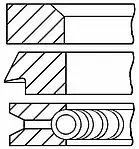 Комплект поршневих кілець Goetze Engine 08-106500-00 для BMW 3 (E30)
