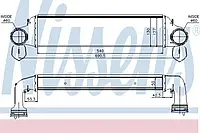 Интеркулер Nissens 96723 для BMW 3 (E46) 318 d