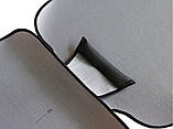 Кожаний захисний килимок під децьке автокресла автомобіля сірі, фото 2