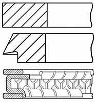 Кольца поршневые FORD/MAZDA 87.5 (1.2/1.2/2.5) AODA/AODB/AOWA/CJBA/CJBB/GZ/N4JB (пр-во GOETZE)