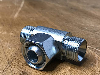 Адаптер тройник  S24 з гайкой (М20х1.5)-Г(М20х1.5)-(М20х1.5)