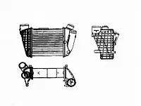 Интеркулер NRF 30754 для AUDI A4 (8E2, B6)