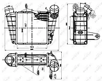 Интеркулер SEAT Cordoba 02- (пр-во NRF)