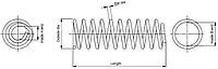 Пружина ходовой части MONROE OESpectrum SPRINGS Monroe SP3805 для CHEVROLET AVEO Наклонная задняя часть (T200)