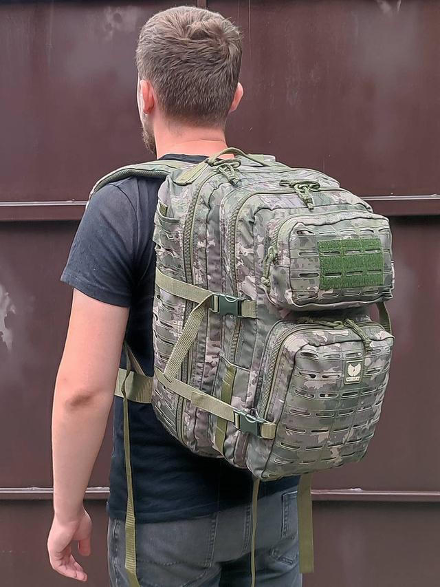 Тактический Рюкзак Combat Multicam Походной Крепкий Рюкзак Оксфорд 40л ...
