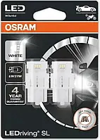 Лампа светодиодная LED W21W 3W 12V W3X16D LEDriving SL (blister 2шт) (пр-во OSRAM)