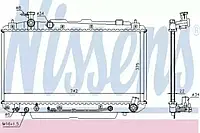 Радиатор охлаждения TOYOTA RAV 4 II (A20) (00-) 2.0/2.4 AT (пр-во Nissens)