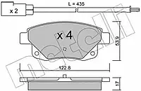 Комплект тормозных колодок Metelli 22-0681-0 24486, дисковый тормоз для FORD TRANSIT c бортовой