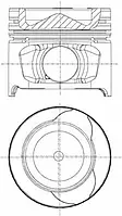 Поршень Nural 87-123407-40 для DACIA DUSTER